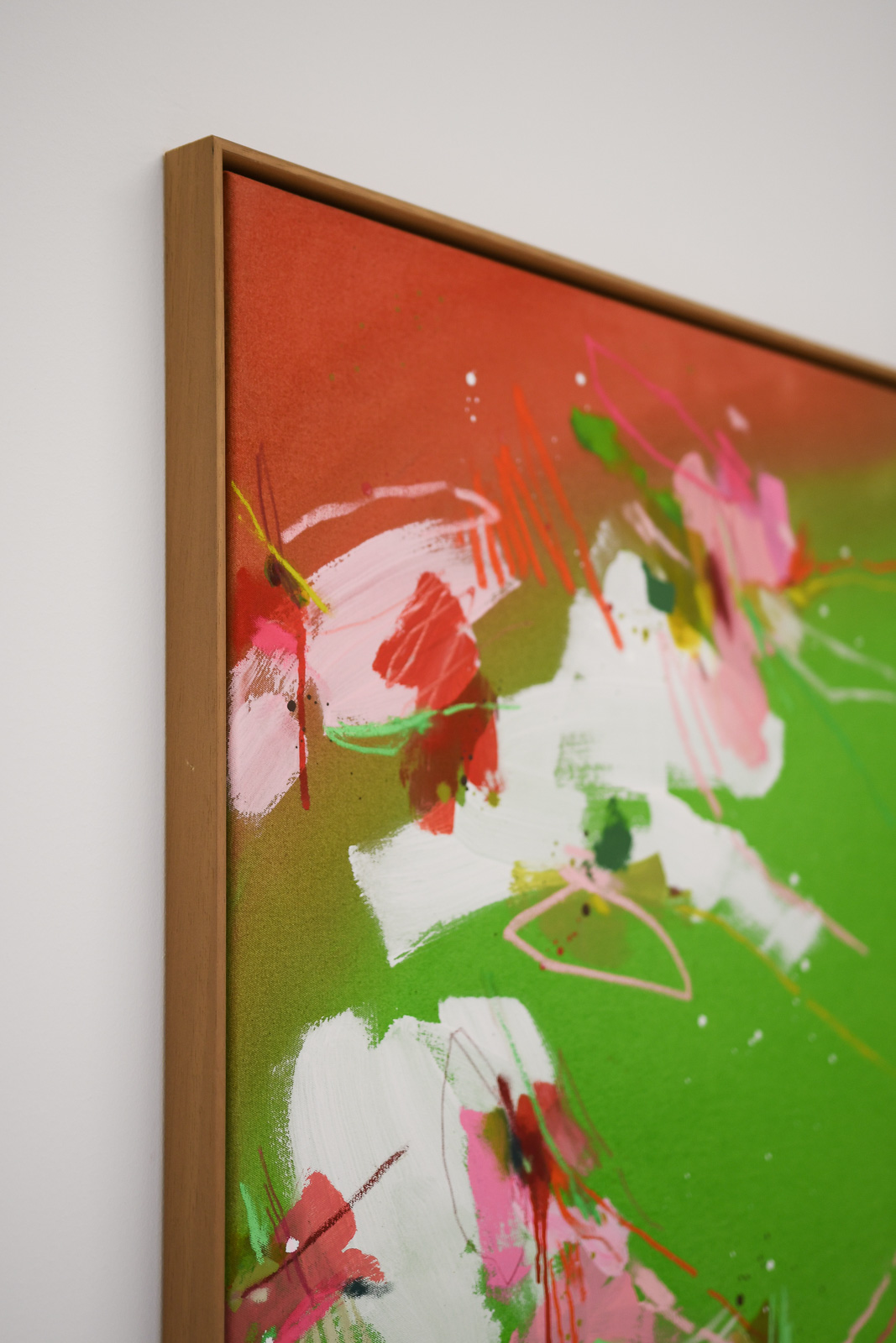 strawberry matcha 02 | 100x100cm – Bild 3