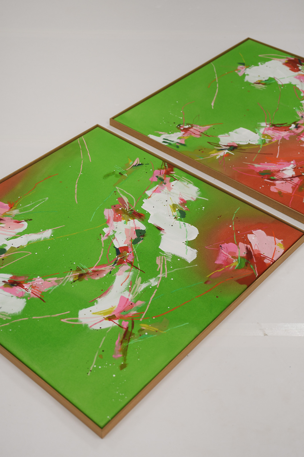 strawberry matcha 02 | 100x100cm – Bild 5