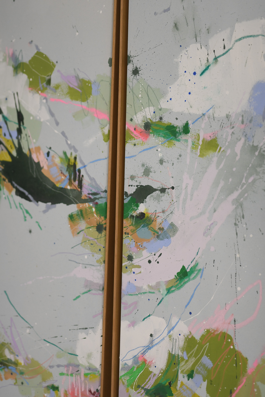 spring lake | 2-teiler, je 40x120cm – Bild 4