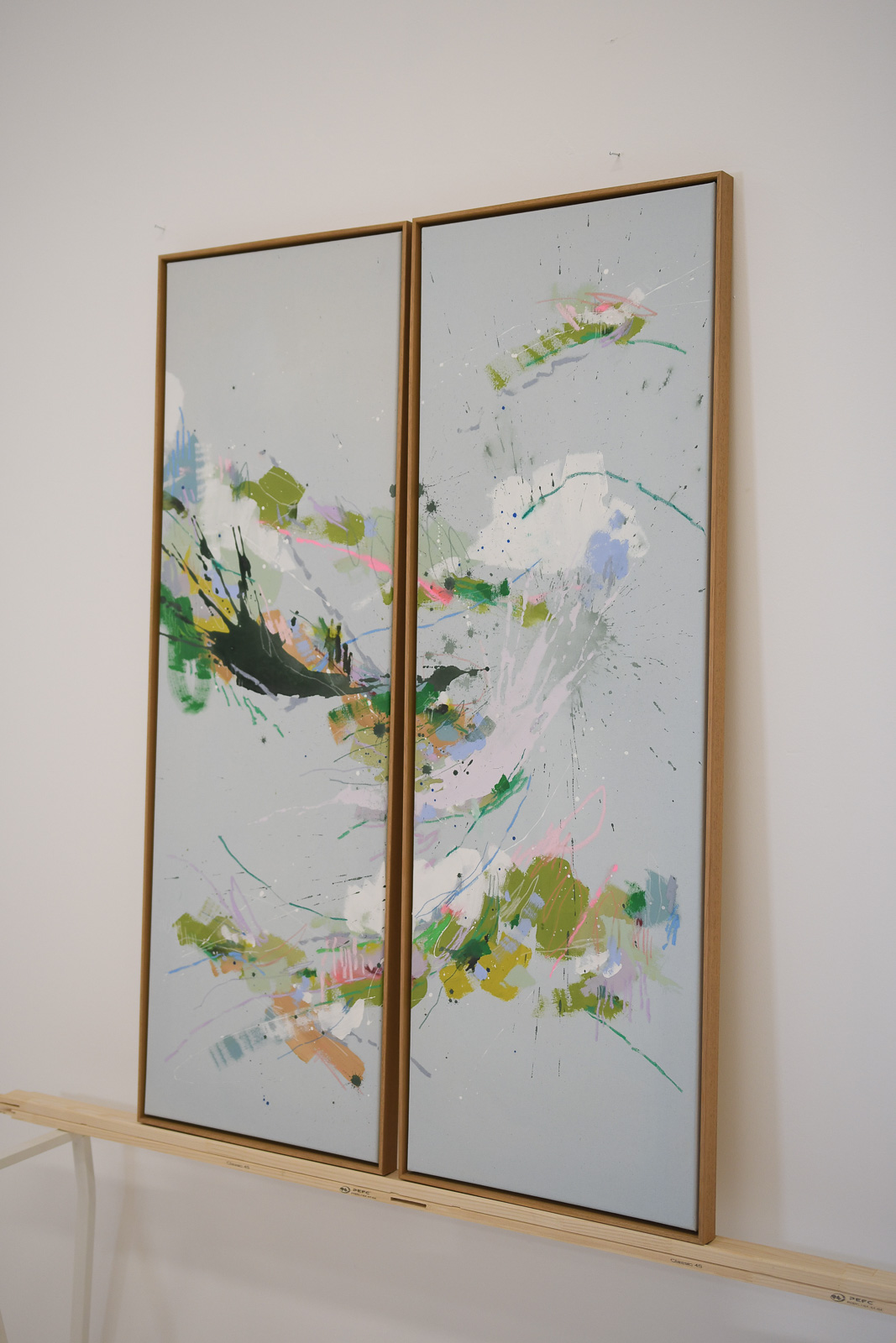 spring lake | 2-teiler, je 40x120cm – Bild 2