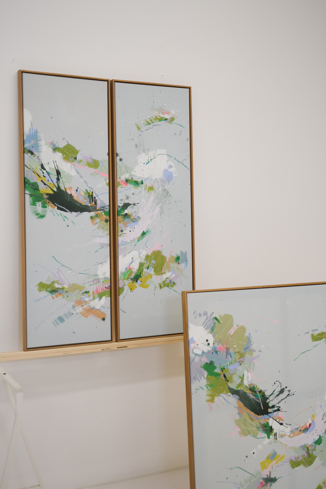 spring lake | 2-teiler, je 40x120cm – Bild 3