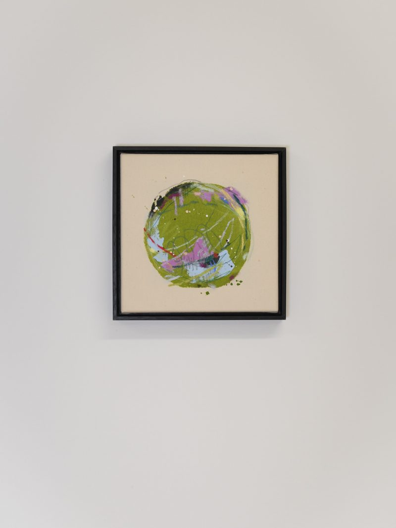 whole world - orange green 02 | 24x24cm (Kopie)