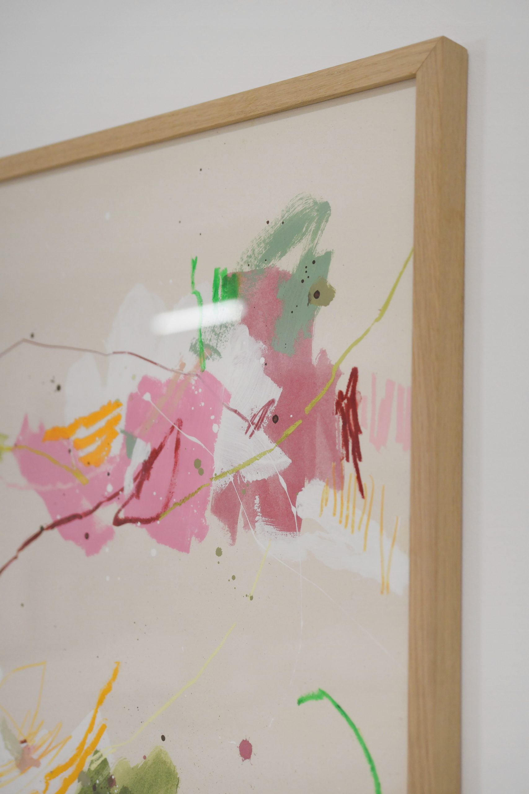 Life is pretty nice 02 | Original auf Finnpappe 70x100cm – Bild 3