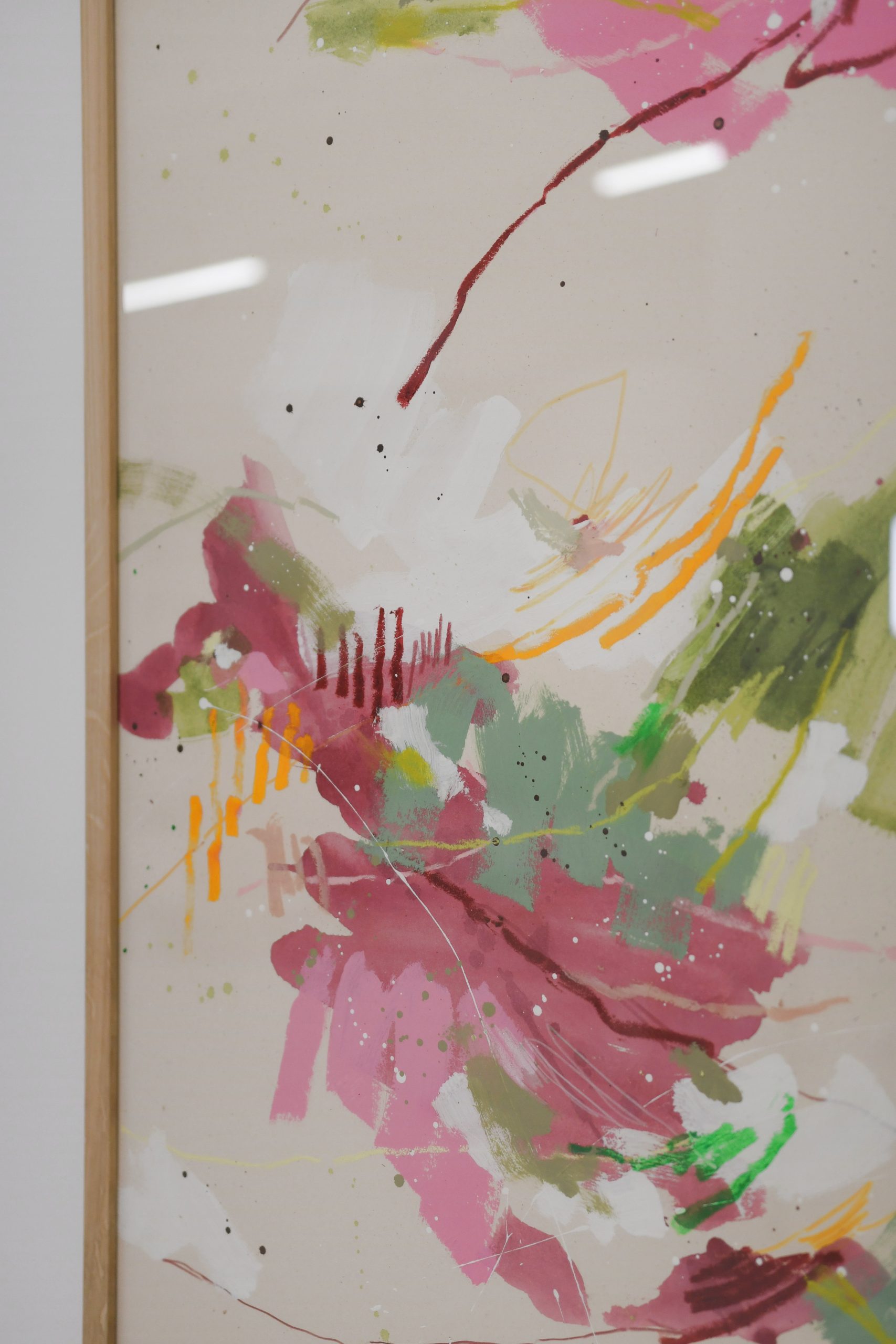 Life is pretty nice 02 | Original auf Finnpappe 70x100cm – Bild 5