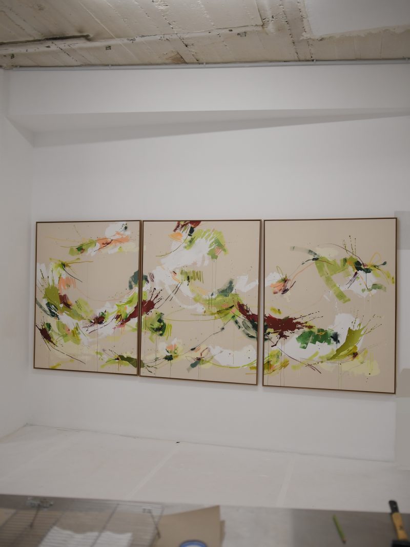 Spilled Wine | 3-teiler je 110x145cm