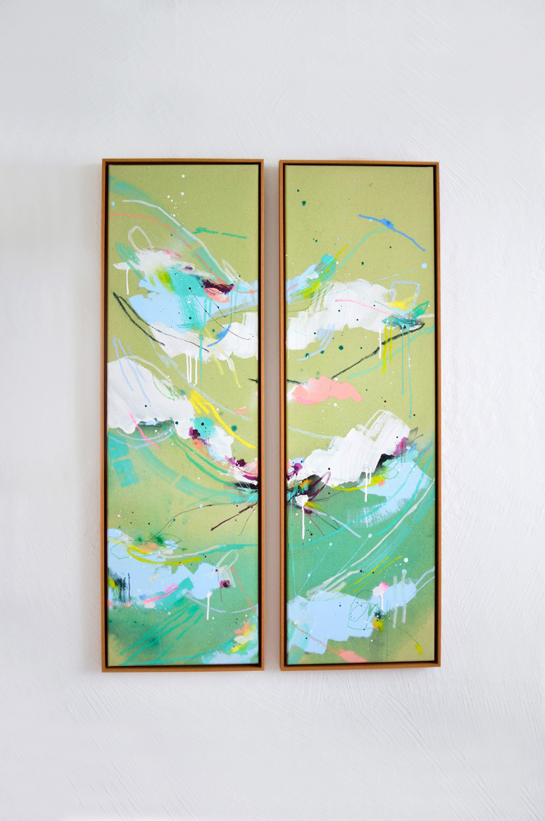 Calm water | 2Stk. 30x100cm