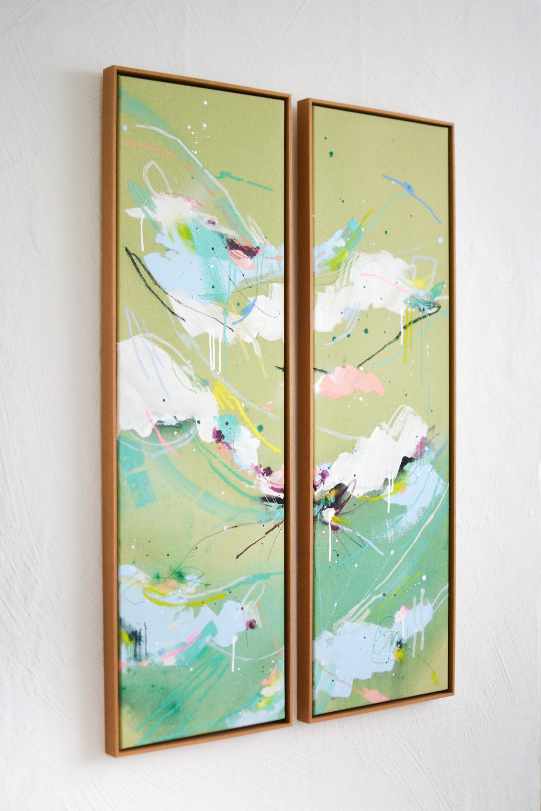 Calm water | 2Stk. 30x100cm – Bild 2
