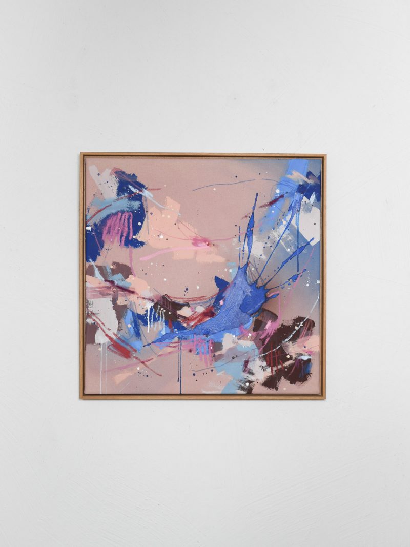 feeling blue | 50x50cm