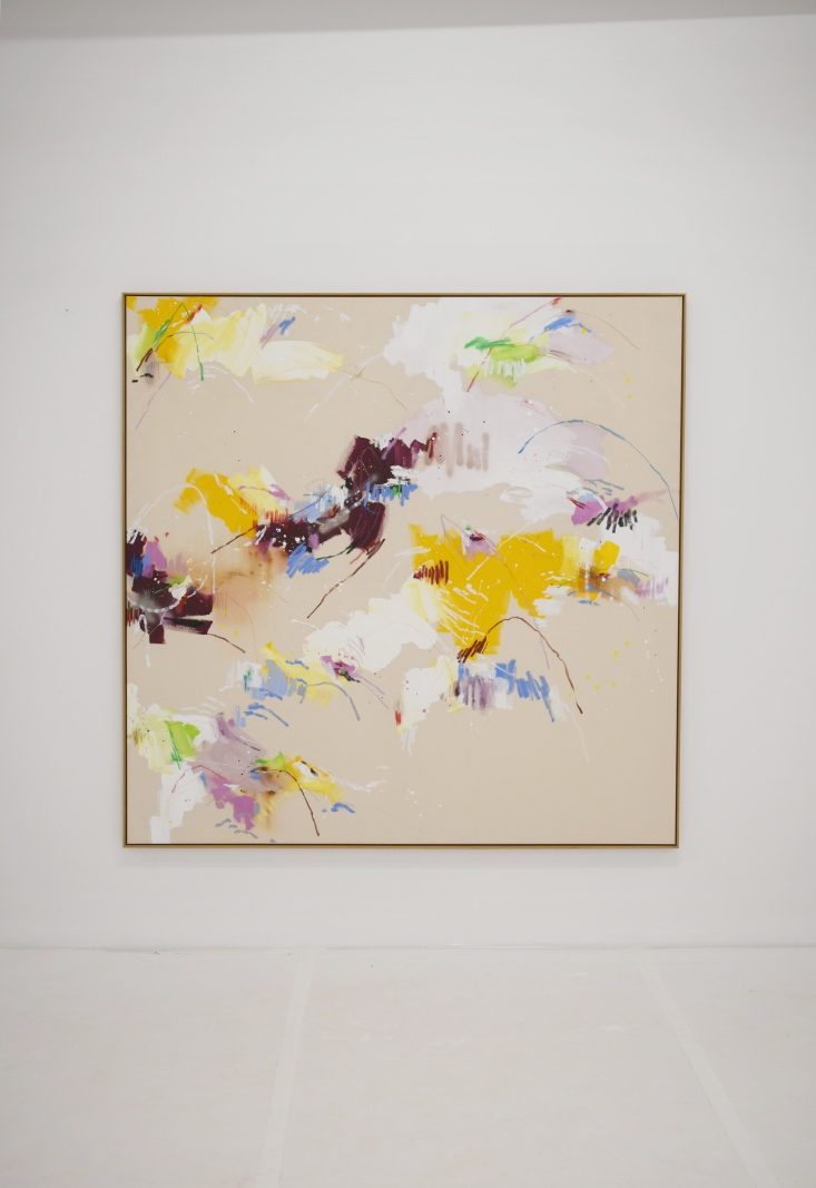 flowers for the weekend - lilac | 170x170cm