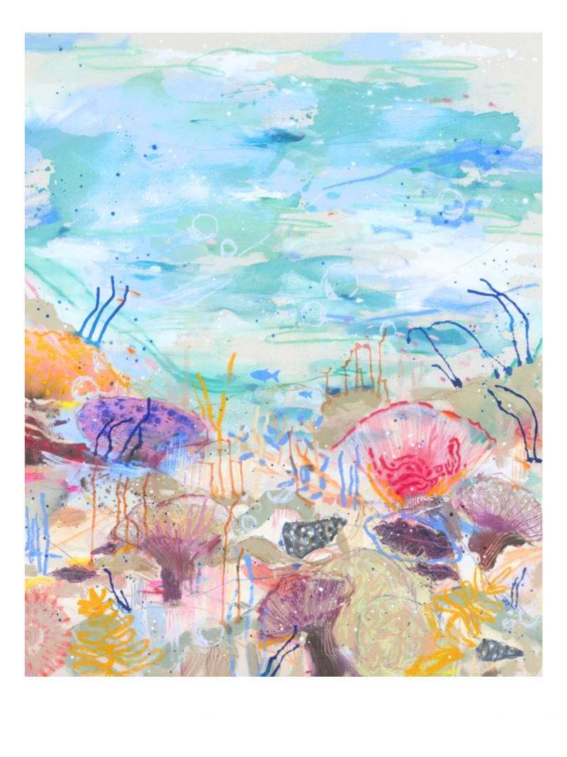 Print "ocean lover", 70x90cm