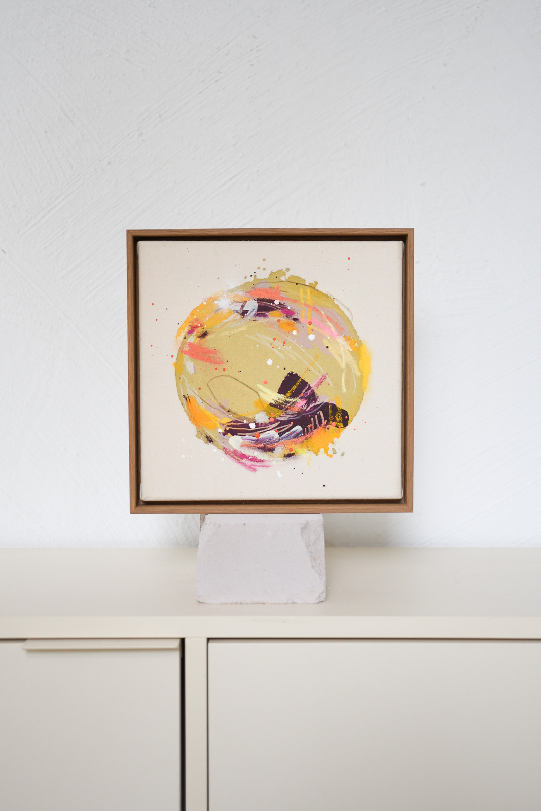 whole world - beige 01 | 24x24cm