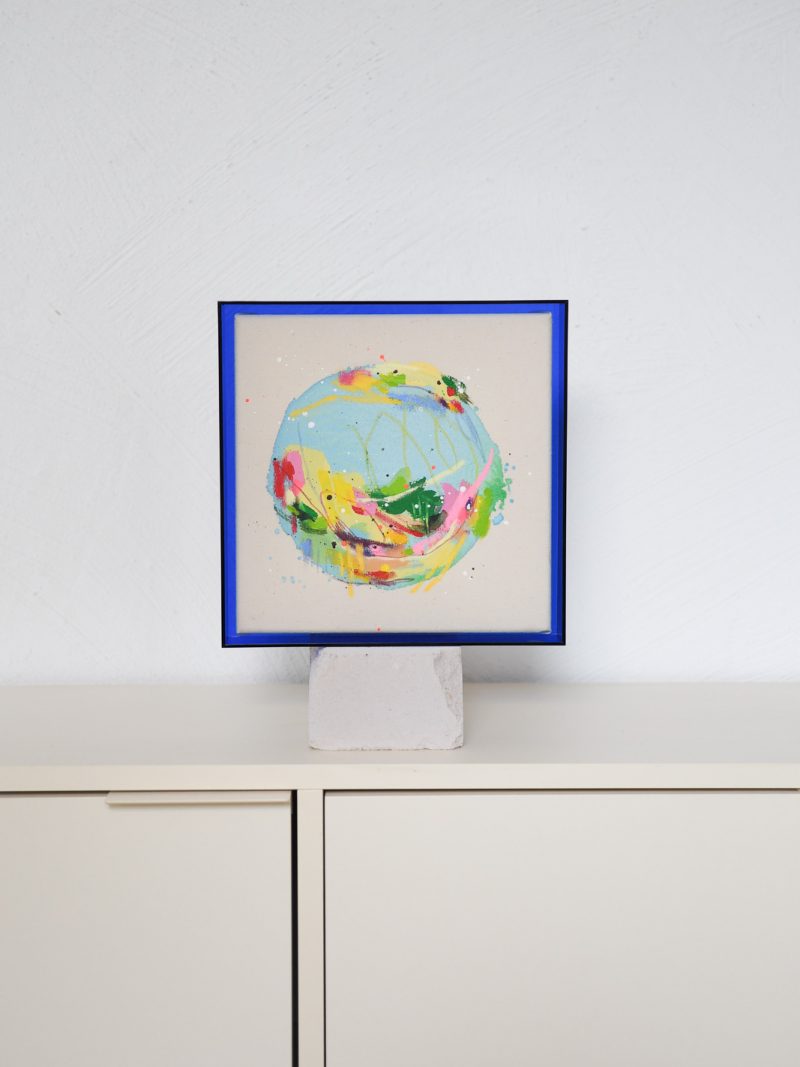 whole world - multicolour 01 | 24x24cm