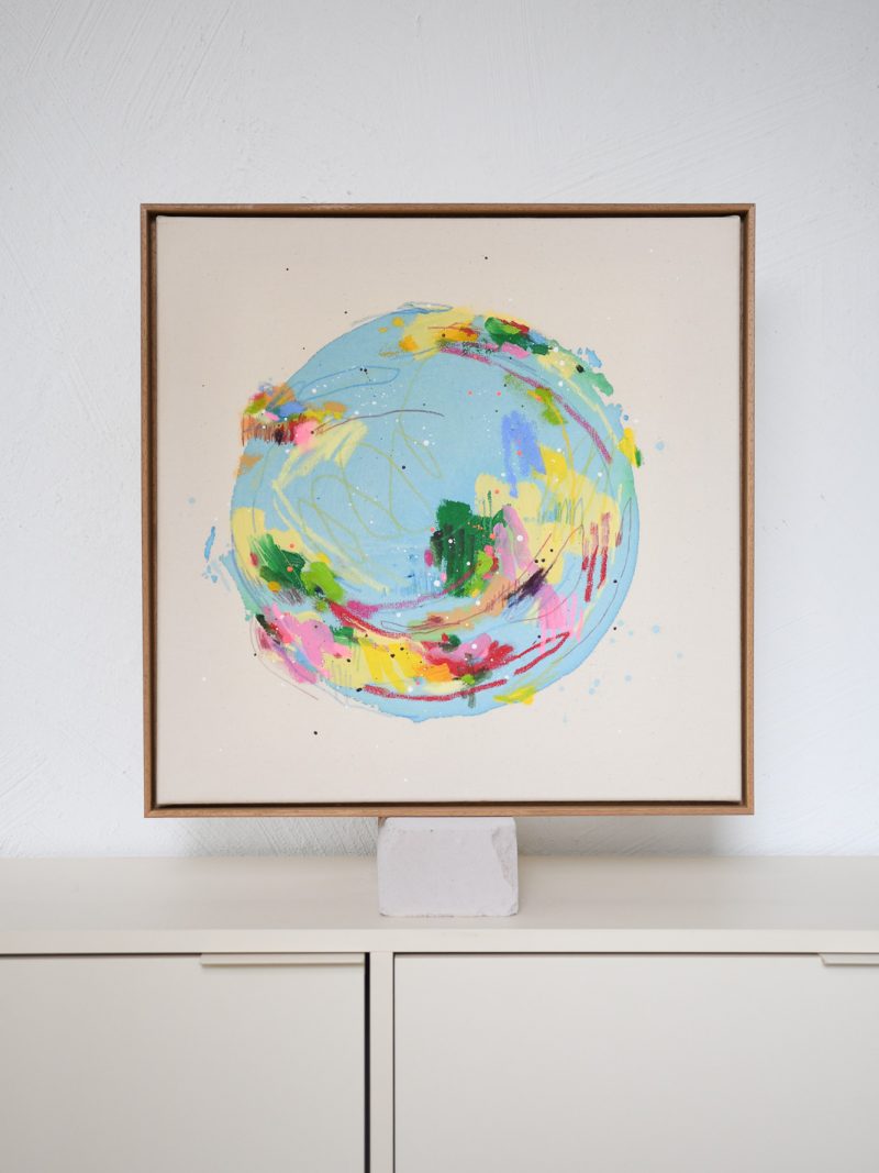 whole world - multicolour | 50x50cm