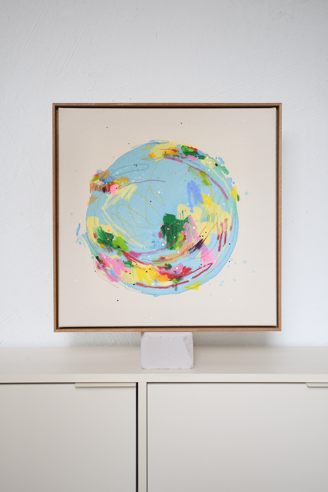 whole world - multicolour | 50x50cm