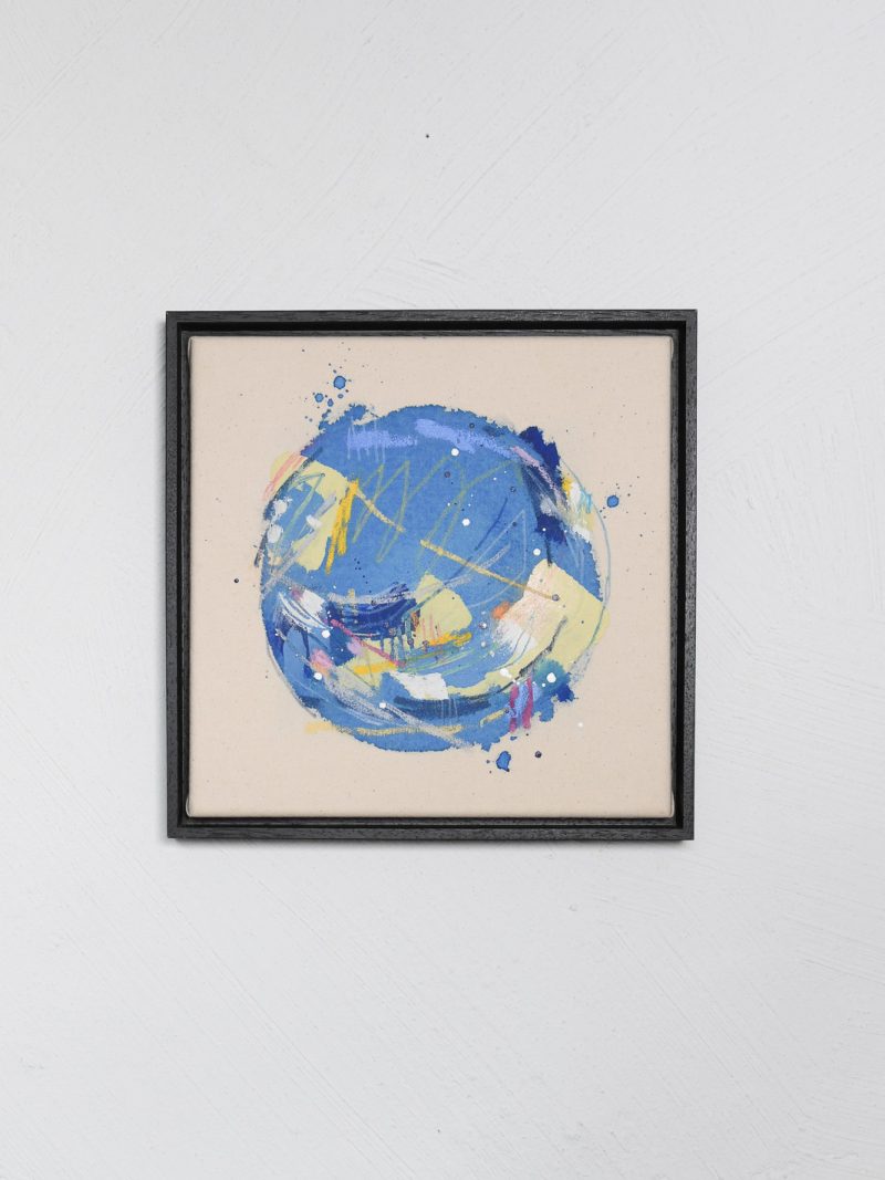 whole world - butter blue | 24x24cm